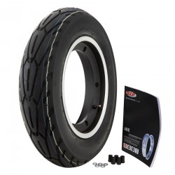 Kit Llanta Tubeless Negra SIP PERFORMANCE con neumático montado 3.50-10" Vespa