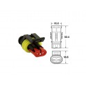 Kit enganche rápido especial 2 contactos, resistente al agua, cable eléctrico entre 0,85 y 1,25mm