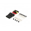 Kit enganche rápido especial 5 contactos, resistente al agua, cable eléctrico entre 0,85 y 1,25mm