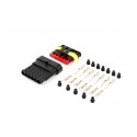 Kit enganche rápido especial 6 contactos, resistente al agua, cable eléctrico entre 0,85 y 1,25mm
