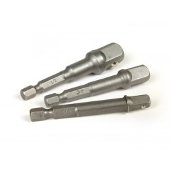 Juego de puntas 1/4", 3/8", 1/2" para atornillador/pistola de impacto