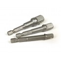 Juego de puntas 1/4", 3/8", 1/2" para atornillador/pistola de impacto
