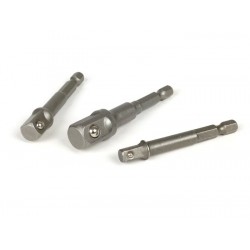 Juego de puntas 1/4", 3/8", 1/2" para atornillador/pistola de impacto