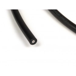 Cable bujía alta tensión BGM PRO, 7mm,silicona 3 capas,conductor de cobre de 1,5mm, hasta 200ºC,1 metro,negro