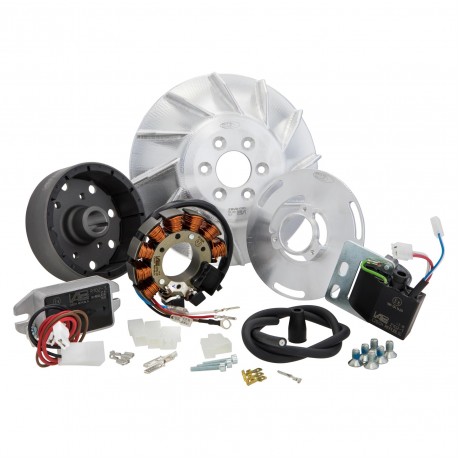 Encendido Electrónico Variable VAPE SIP PERFORMANCE Sport, 12V, DC, Vespa PX Disco, IRIS, COSA, TX, con batería