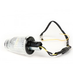Intermitente manillar LED blanco, homologado con marca E, 12V. Vespa 50/75,Super,SL,Primavera,CL,DS,150s,150 GS,150 Sprint, 160