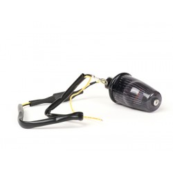 Intermitente manillar LED ahumado, homologado con marca E, 12V. Vespa 50/75,Super,SL,Primavera,CL,DS,150s,150 GS,150 Sprint,160