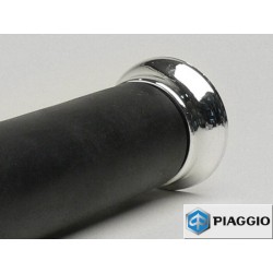 Puños negros Original Piaggio, Vespa PX Disco desde 2001 a 2010. También válido para Vespa CL, DS, DN, IRIS, TX, T5