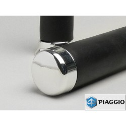 Puños negros Original Piaggio, Vespa PX Disco desde 2001 a 2010. También válido para Vespa CL, DS, DN, IRIS, TX, T5