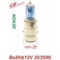 Lámpara Xenon BA 20D 12V 35/35W Luz Blanca  Vespa CL,DS,DN,IRIS,PX (primeros modelos),PKS,PK XL,FL,160