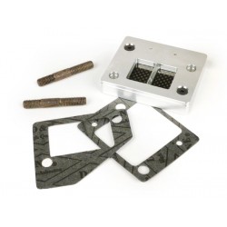 Colector y caja de láminas Vespa para montar con válvula rotativa dañada