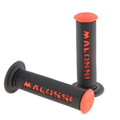 Puños Malossi Negro/Rojo  22/25 mm cerrado