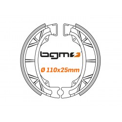 Zapatas de freno BGM PRO diámetro 110x25mm (Minarelli)
