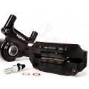 Kit pinza de freno delantero negro BGM PRO con soporte de pinza CNC 4 pistones, Vespa PX Disco