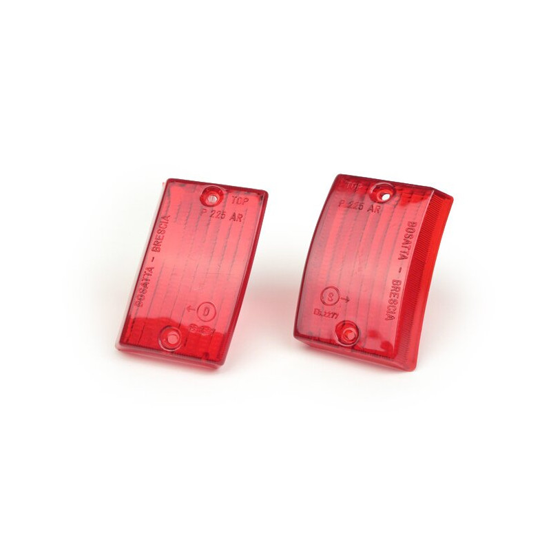 Tulipas intermitentes delanteros rojas, Vespa PKS