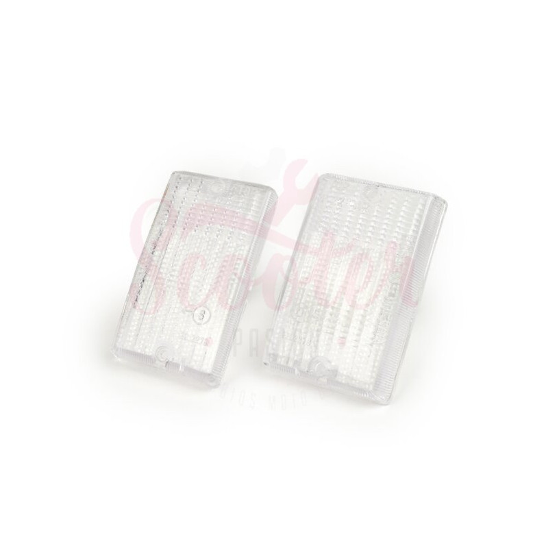 Tulipas intermitentes traseros blancas, Vespa PKS