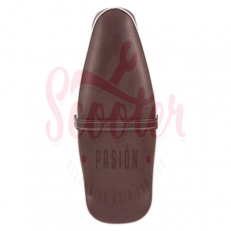 Asiento SIP "Classic" Marrón Chocolate Vespa 150s, 150GS, 150 Sprint, 160, Vespa 125 del 60 al 65