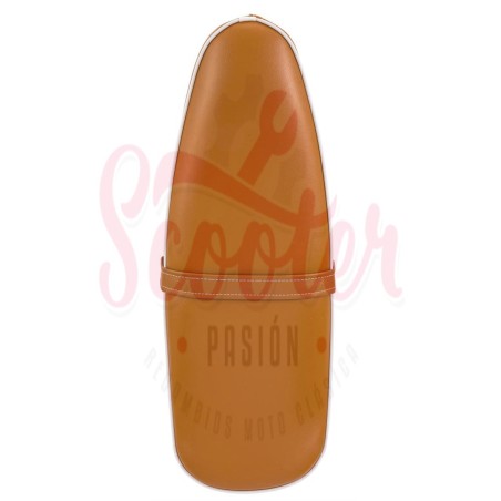 Asiento SIP "Classic" Marrón anaranjado Vespa 50/75, Super, SL, Primavera