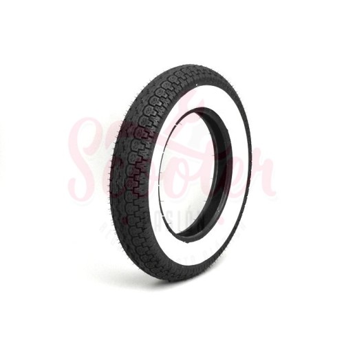Neumático SAVA/MITAS B14 Banda Blanca 3.50-10 pulgadas TT 51J- (100Km/h)