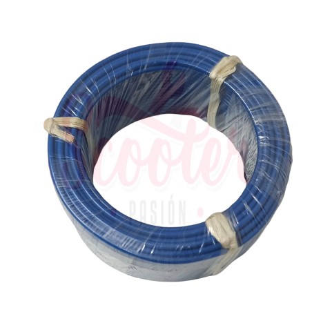Cable eléctrico Universal 0,5mm 25 metros, azul, capa gruesa aislamiento para evitar fugas de corriente