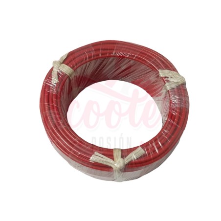 Cable eléctrico Universal 0,5mm 25 metros, rojo, capa gruesa aislamiento para evitar fugas de corriente