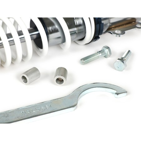 Amortiguador Delantero Malossi RS24 205mm Vespa PKS, PK XL, FL, ET2, LX, LXV, S, Quartz, SKR, Sfera, ZIP SP, SIP