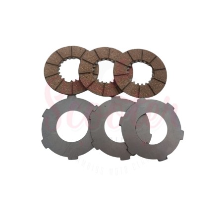 Discos Embrague NEWFREN (Incluye intermedios) Vespa 125N Faro Bajo del 53 al 55