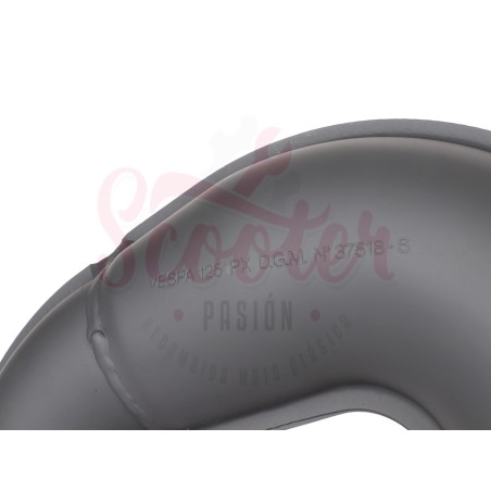 Escape Polini silenciador negro Vespa PX Disco 125/150, CL, IRIS 125/150