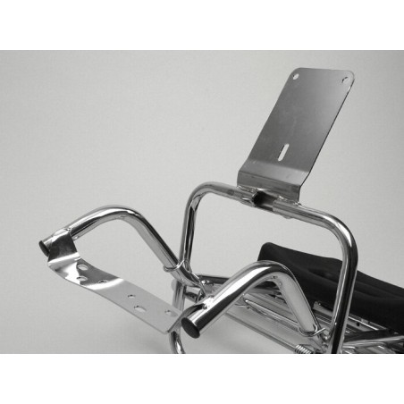 Portaequipajes Cromado Trasero con respaldo, Vespa PX Disco, IRIS, DN, DS, CL