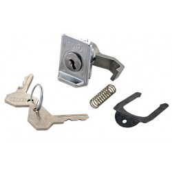 Cerradura Original (Zadi) Guantera Lateral  Vespa Primavera (PN, NV, PK, NK) También para guantera principal Vespa CL, DN, DS.