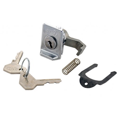 Cerradura Original (Zadi) Guantera Lateral  Vespa Primavera (PN, NV, PK, NK) También para guantera principal Vespa CL, DN, DS.