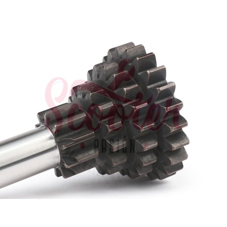 Eje Cambio Tren Fijo Piñón Múltiple BGM PRO Original 10-14-18-22 Vespa 75, Super, SL, Primavera, Junior, PKS, PK XL, FL