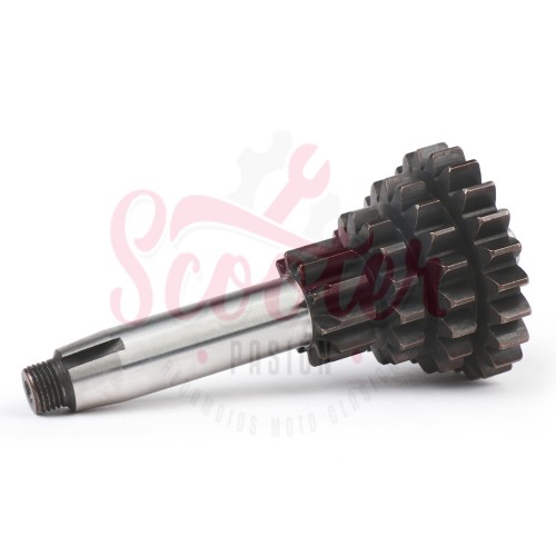Eje Cambio Tren Fijo Piñón Múltiple BGM PRO Original 10-14-18-22 Vespa 75, Super, SL, Primavera, Junior, PKS, PK XL, FL