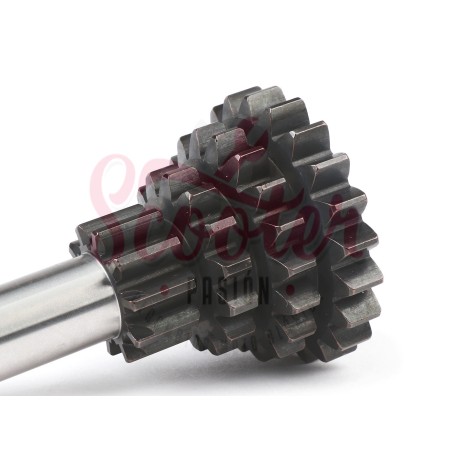 Eje Cambio Tren Fijo Piñón Múltiple BGM PRO Sport 10-14-18-21 (4ª corta) Vespa 75, Super, SL, Primavera, Junior, PKS, PK XL, FL
