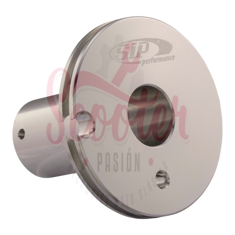 Polea Mando Gas Acelerador Rápido SIP Quick Throttle Disc (Plata) para Vespa Super, SL, 150s segunda serie, 160