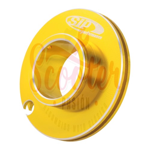 Polea Mando Gas Acelerador Rápido SIP Quick Throttle Disc (Oro) para Vespa DN, IRIS, T5, TX, PX Disco, PKS, PK XL