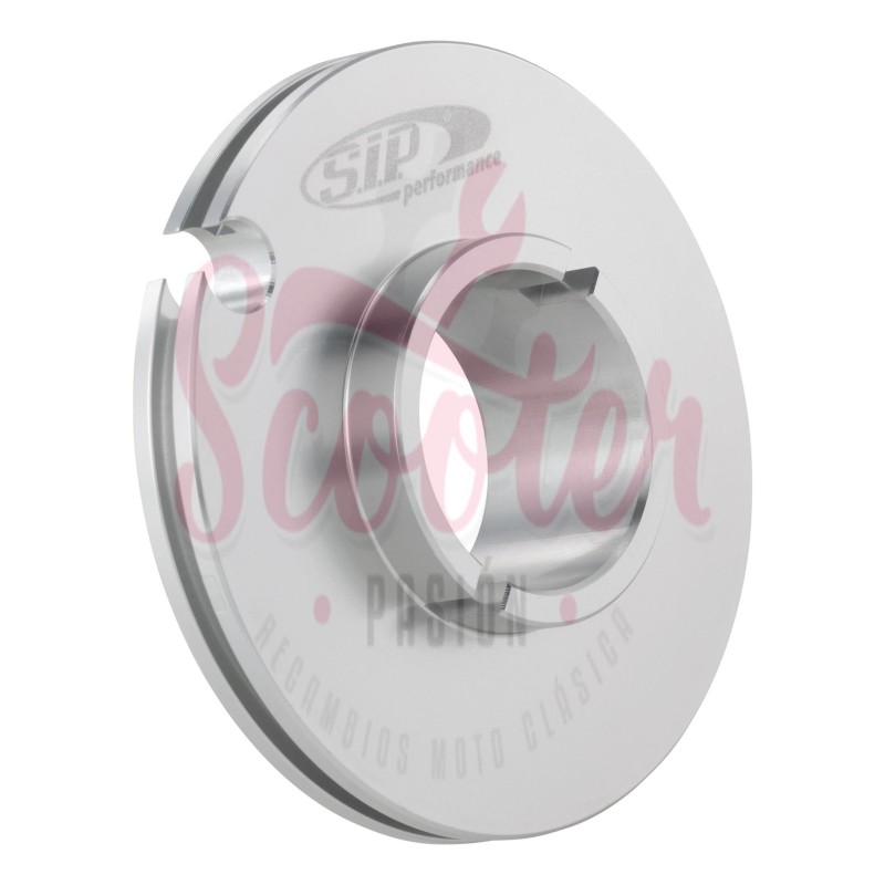 Polea Mando Gas Acelerador Rápido SIP Quick Throttle Disc (Plata) para Vespa Cosa