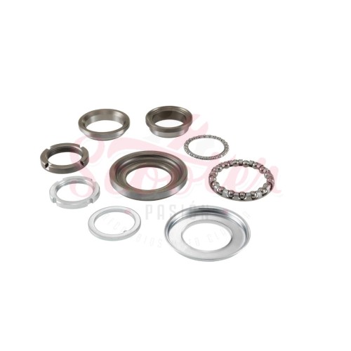 Rodamiento dirección horquilla superior e inferior SIP, 9 piezas, Vespa