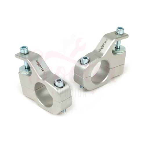 Soporte amortiguador superior BGM PRO aluminio CNC, plateado, Lambretta