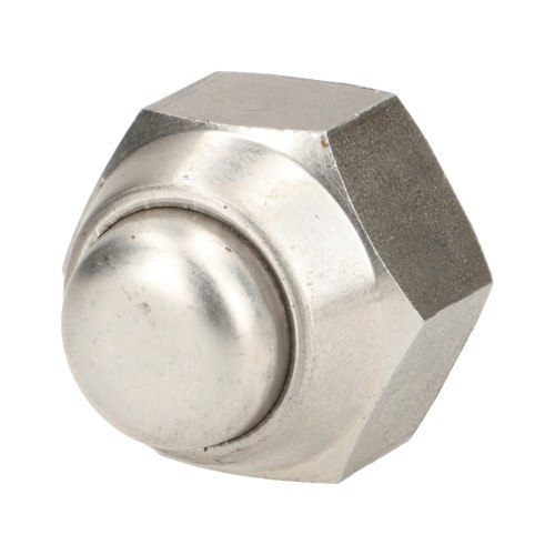 Tuerca rueda trasera Lambretta, M16, acero inoxidable