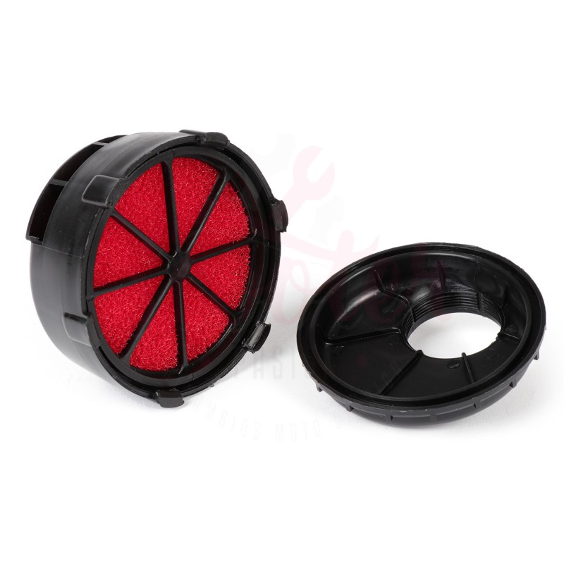 Filtro De Aire Malossi Red Filter E3 para Carburador Dell'orto PHBG 15-21
