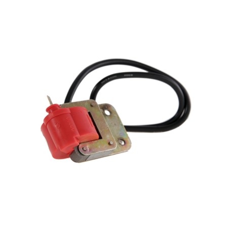 Bobina de encendido 6V, roja, con cable de alta tensión bujía