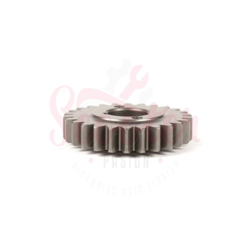 Piñón Campana Embrague BENELLI 26 Dientes Rectos Para Campana Embrague 69 Dientes Vespa 75, Super, SL, Primavera, PKS, PK XL, FL