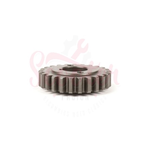 Piñón Campana Embrague BENELLI 25 Dientes Rectos Para Campana Embrague 72 Dientes Vespa 75, Super, SL, Primavera, PKS, PK XL, FL