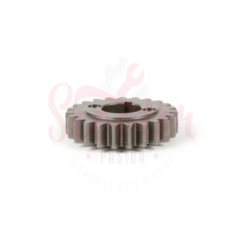 Piñón Campana Embrague BENELLI 23 Dientes Rectos Para Campana Embrague 72 Dientes Vespa 75, Super, SL, Primavera, PKS, PK XL, FL