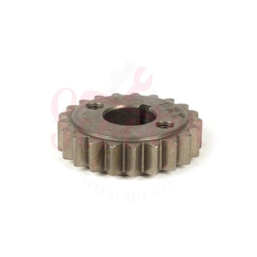 Piñón Campana Embrague DRT 21 Dientes Rectos Para Campana Embrague 72 Dientes Vespa 50/75, Super, SL, Primavera, PKS, PK XL, FL