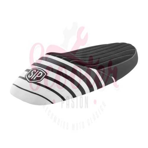 Asiento NISA Sport SIP 2020 Negro / Blanco Vespa Super, SL, Primavera