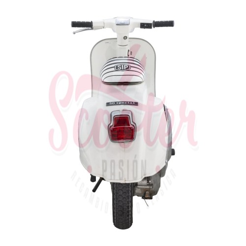 Asiento NISA Sport SIP 2020 Negro / Blanco Vespa Super, SL, Primavera