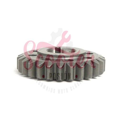 Piñón Campana Embrague BGM PRO 26 Dientes Rectos Para Campana Embrague 69 Dientes Vespa 75, Super, SL, Primavera, PKS, PK XL, FL