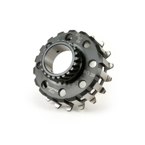 Piñón Campana Interior Embrague BGM PRO Cosa 2 22 Dientes Helicoidales Para Corona 67/68 Dientes, Vespa PX Disco, Cosa 2